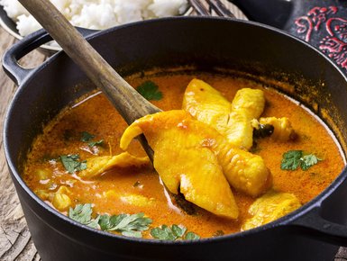 Curried fish stew