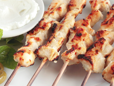 Shish taouk kebab